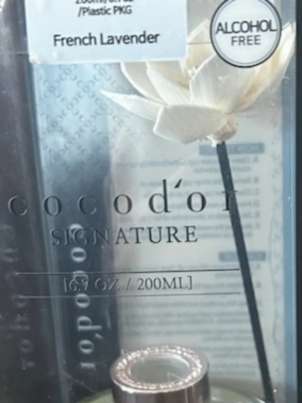 Large Cocod'or Signature Reed Diffuser in the French Lavender Scent